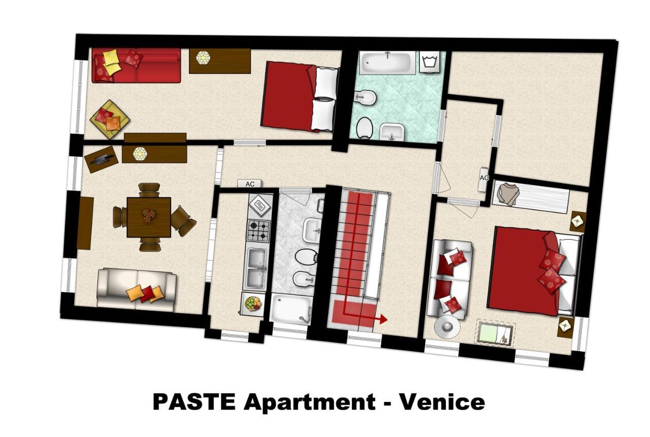 Апартаменти Casamisa Paste Венеція Екстер'єр фото